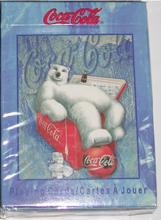 【USPCC撲克】可口可樂北極熊撲克牌-登山冰桶版-躺冰桶-S1074892