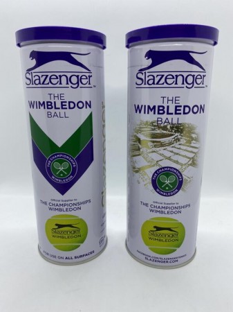 【線上體育】Slazenger THE WIMBLEDON BALL 黑豹牌 溫布頓 比賽級網球 (每筒三顆)-B21052