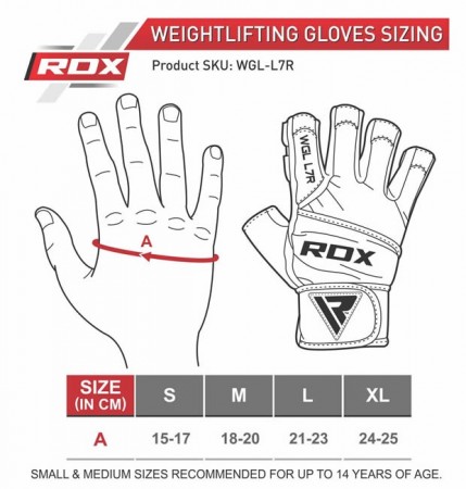 【線上體育】RDX GYM 舉重手套 皮革 紅/黑 L7-RDX003
