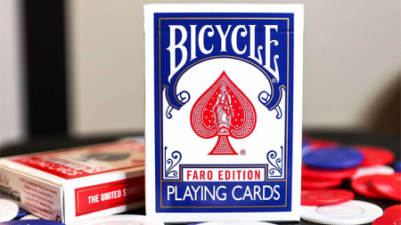 Gilded Bicycle Faro (Blue) 撲克牌【USPCC撲克】-S103049629