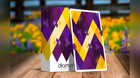 【USPCC 撲克】Diamon Playing Cards N° 14 Purple Star Playing Cards by Dut-S103050805