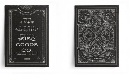 【USPCC撲克】Pedale design MISC GOODS 平紋  V3 黑-S103049685