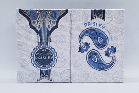 【USPCC 撲克】Marked Paisley Ton sur Ton Poudre Blue-S103052228