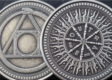 【USPCC撲克】Arcana Antique 鍍銀幣-S103049699-6