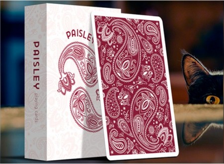 【USPCC撲克】Paisley (Ruby Red) Playing Cards-S103049730