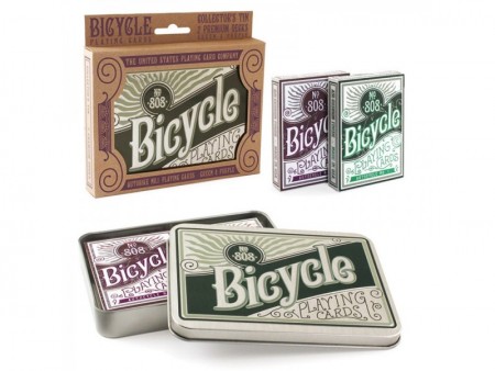 【USPCC撲克】Bicycle Retro Tin Set (1套2幅含收藏盒) -S103049223