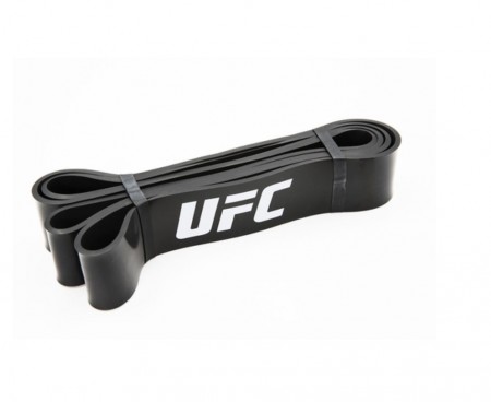 【線上體育】UFC 健力彈力繩-黑-重, UFC商標-PS030039-20-04-F