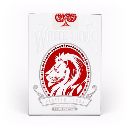 【USPCC撲克】White Lions 白獅 Tour Red -S103049575
