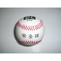 【線上體育】DL-500 安全棒球 (白色紅線膠皮)/單顆販售-A027