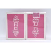 【USPCC 撲克】Pink BR Vintage Casino Playing Cards-S103052234