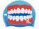 【線上體育】SPEEDO 成人雙面矽膠泳帽 Flipturns Reversible 牙齒-SD811301B944