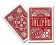 【USPCC撲克】TALLY-HO 撲克牌 9R14 扇紅藍背-S0998509